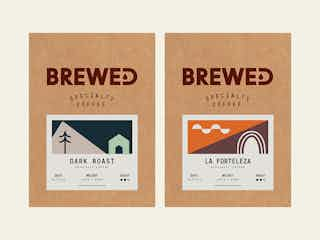 Brewed Specialty Coffee Branding & Packaging Design /Coffee Shop