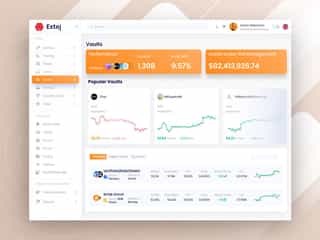 Web3 Dashboard Template for Crypto Vaults