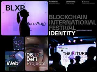 🌟Award-winning UI/UX Design Agency | BlockXpo event visual identity | Instagram