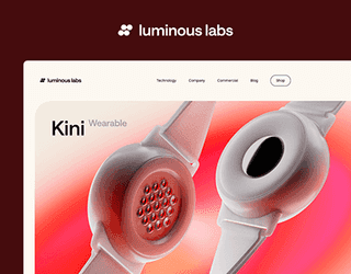 Luminous Labs: Brand Identity &amp; Website