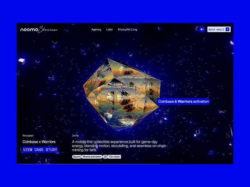 Noomo Showcase — Immersive 3D & WebGL Work