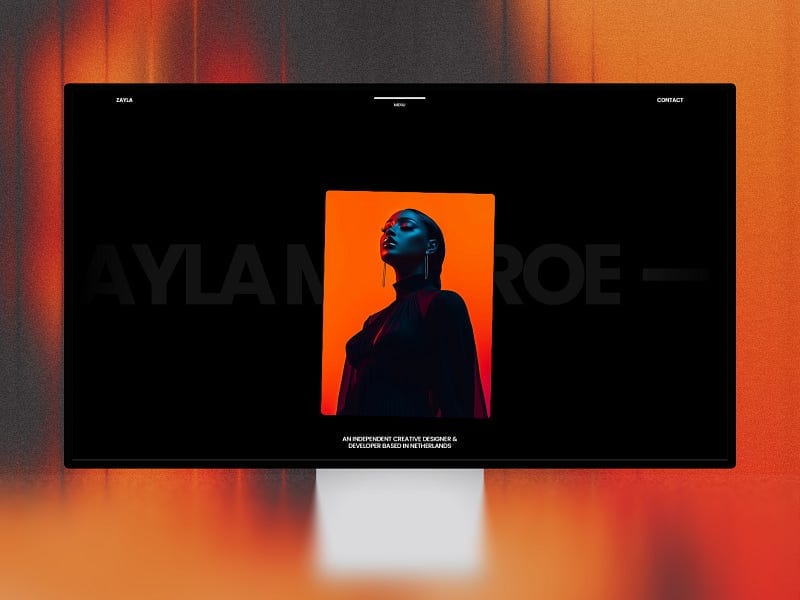 Zayla — Bold Portfolio Framer Template
