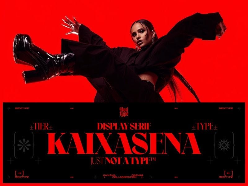 Kaixasena — Display Serif Typeface