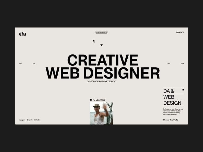 Clarisse Michard Website