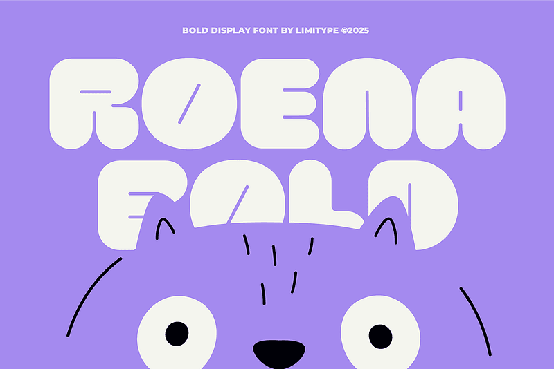 Roena — Bold Font