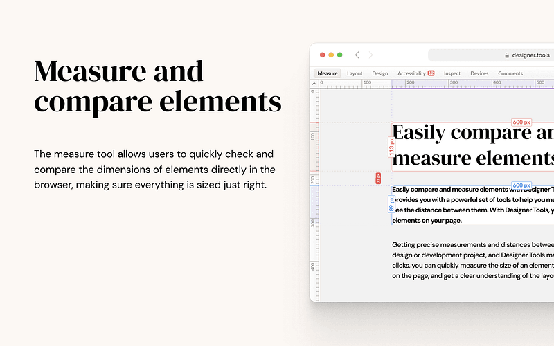 Designer Tools — Pixel-Perfect Design Helpers