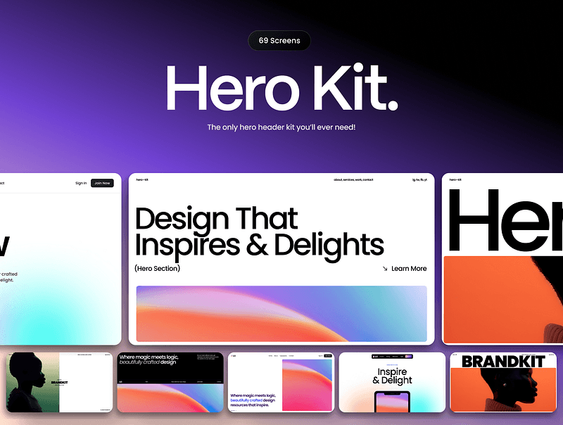Hero Header Kit