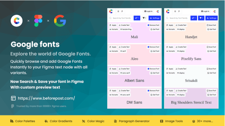 Google Fonts Pro
