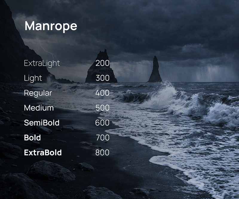 Manrope