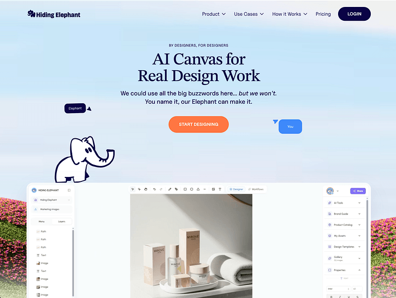 Hiding Elephant — AI Canvas for Real Design Work