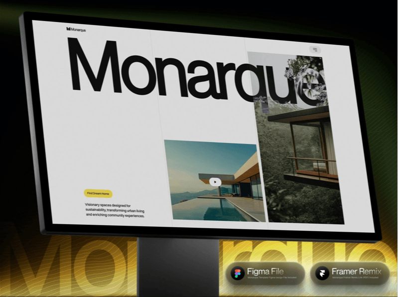 Monarque — Luxury Real Estate Template