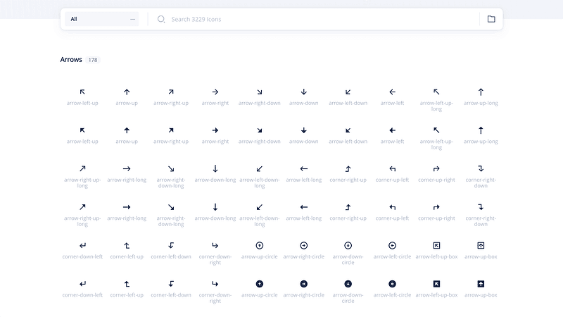 2,800+ icons in line and fill styles. Best for apps that need both outline and solid variants.