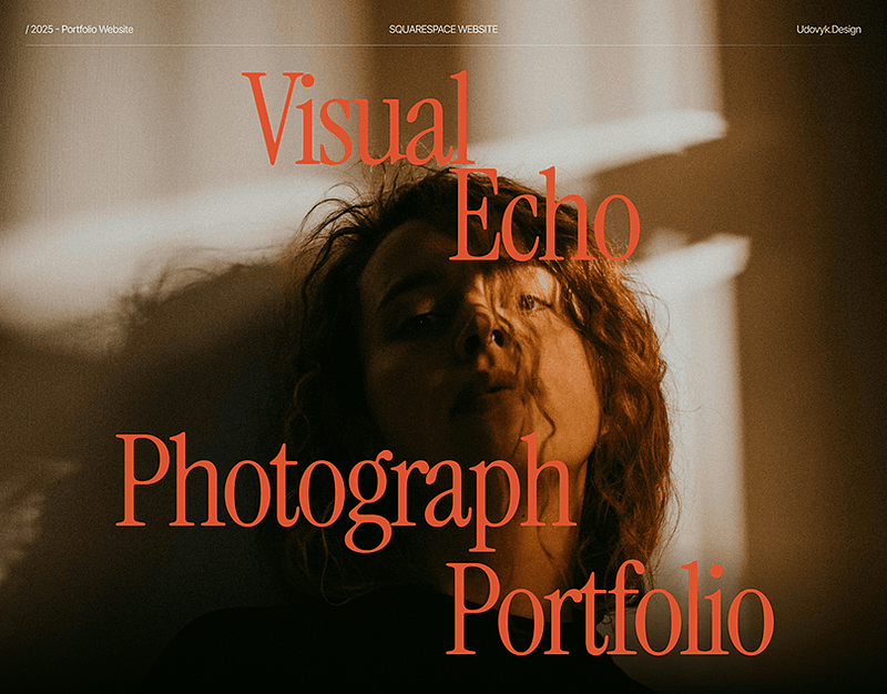 Squarespace Portfolio Website for Photographer