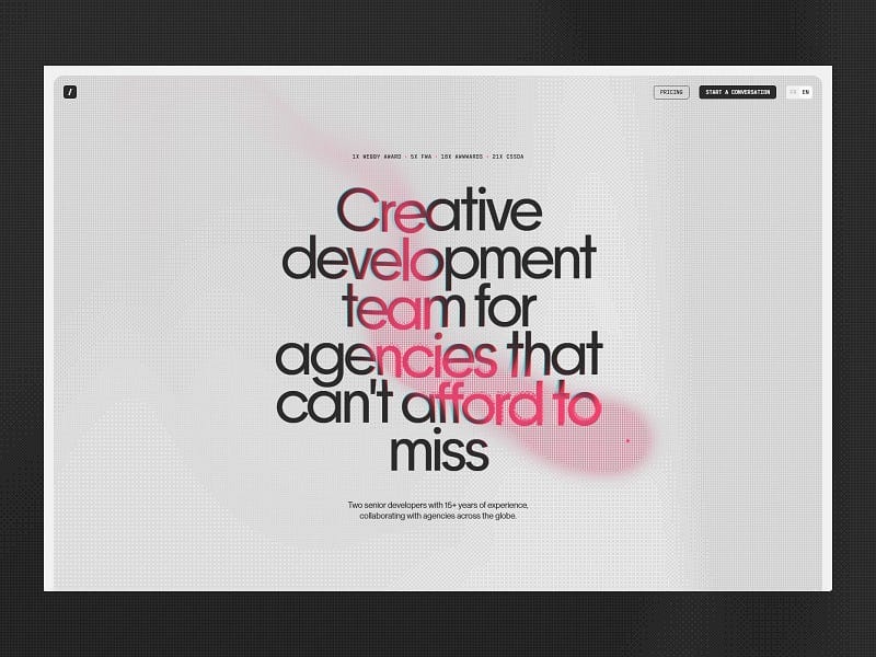 Creative web development team for agencies | incredibles