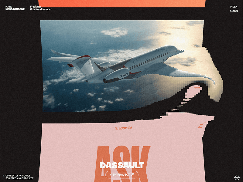 Nael Messaoudene — Freelance Creative Developer Portfolio