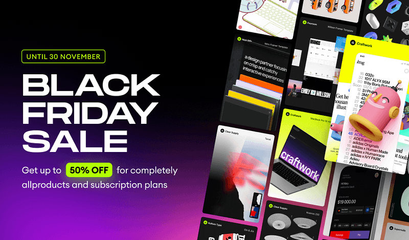 Craftwork : UX/UI kits, illustrations, mockups, fonts and more