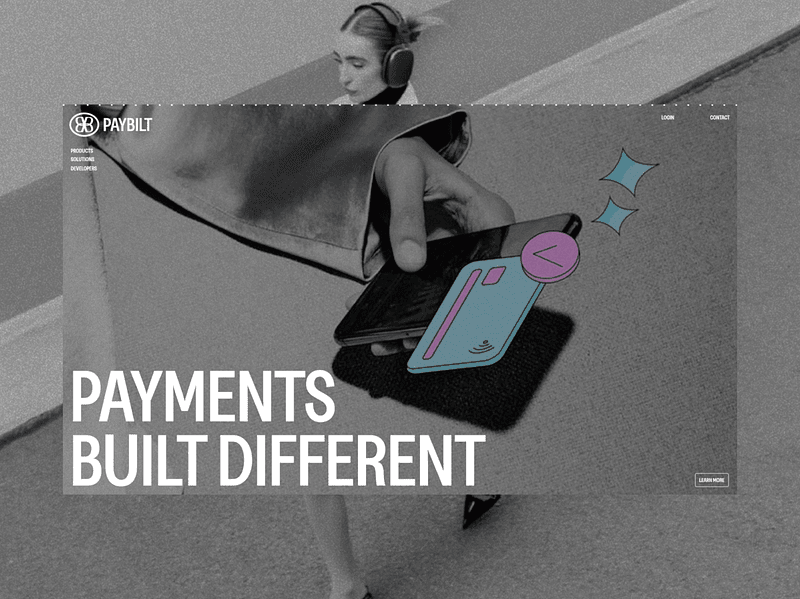 Paybilt — Homepage Exploration 01
