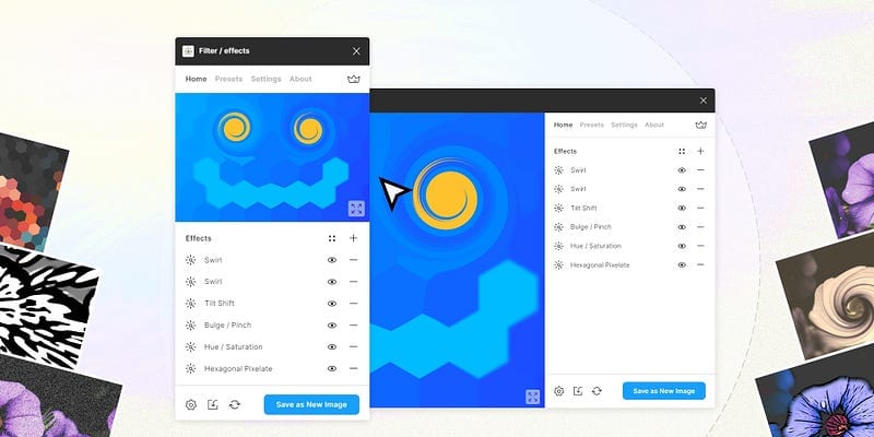 Filter & Effects Figma plugin