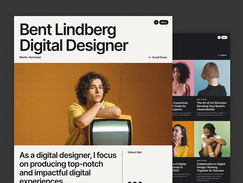 Bent — Minimal Portfolio
