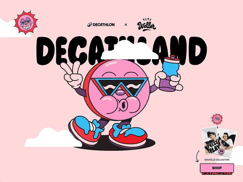 Decathland · Yeye Weller x Decathlon | Landing page for Decathlon