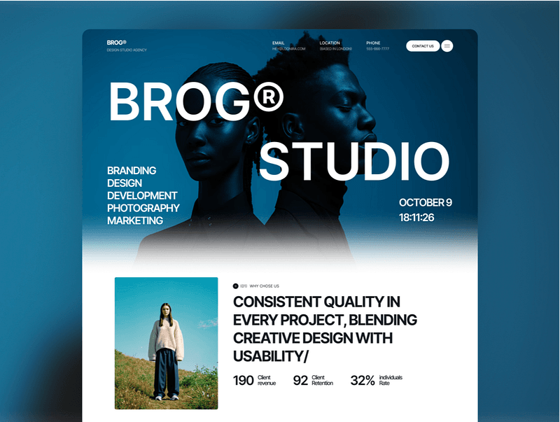 Brog — Portfolio & Agency Template