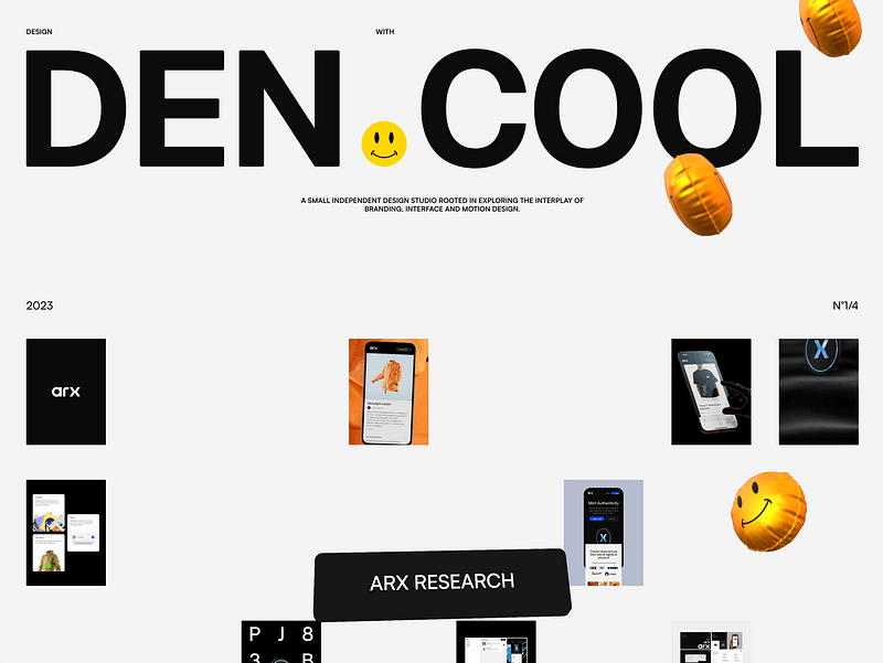 Den.Cool — Independent design studio — Branding, Interface, Motion