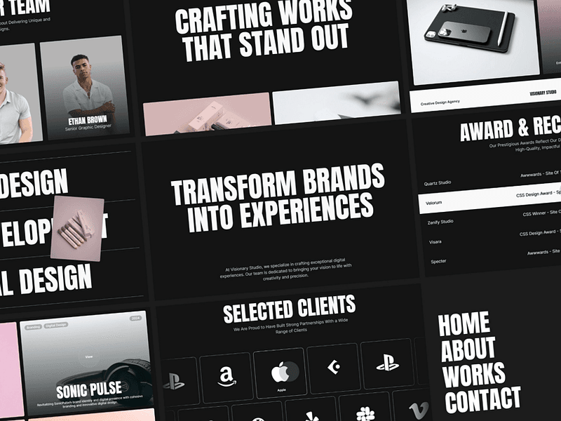 Visionary — Design Agency Template