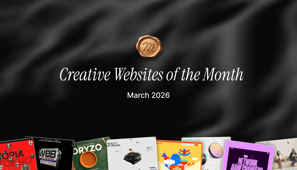 The Best Creative Websites of the Month (March 2026)