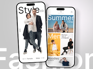 Fashion ecommerce app design